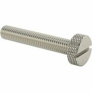 BSC PREFERRED Knurled-Head Thumb Screw Slotted Stainless Steel Low-Profile 1/2-13 Thread 3 Long 91746A830